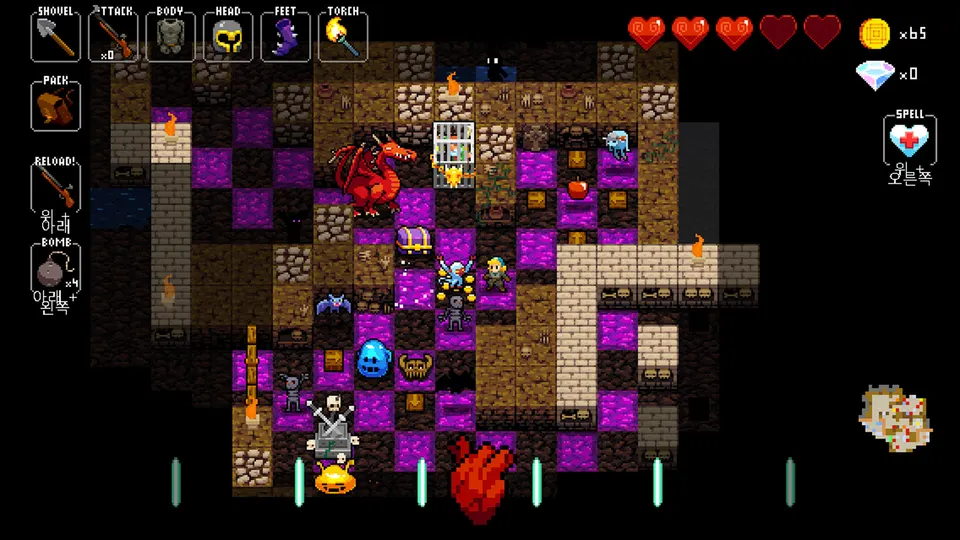 Crypt of the NecroDancer 스크린샷