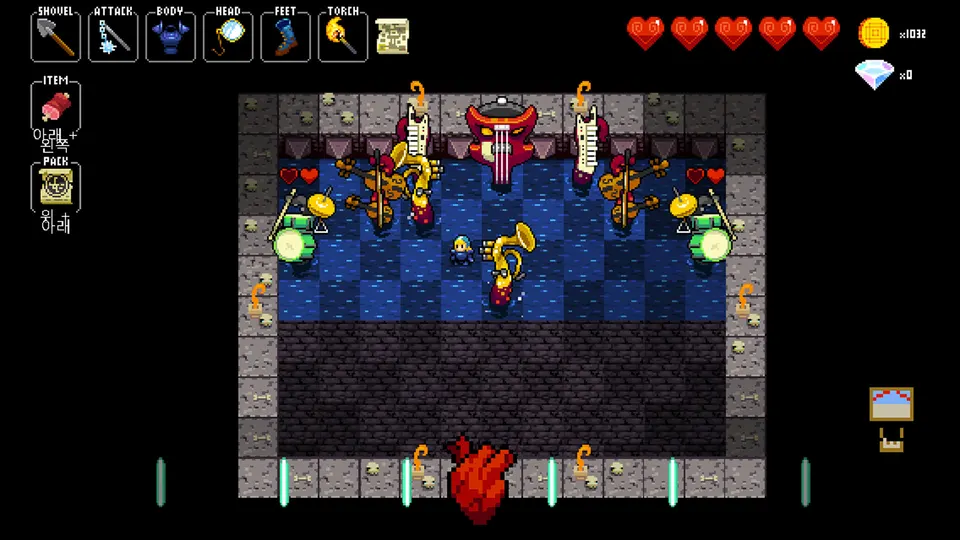 Crypt of the NecroDancer 스크린샷