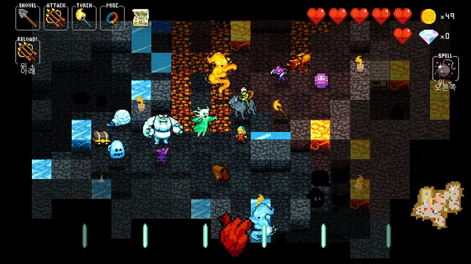 Crypt of the NecroDancer 스크린샷