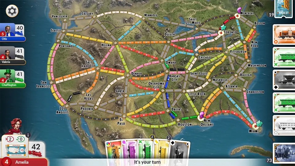 Ticket to Ride 스크린샷