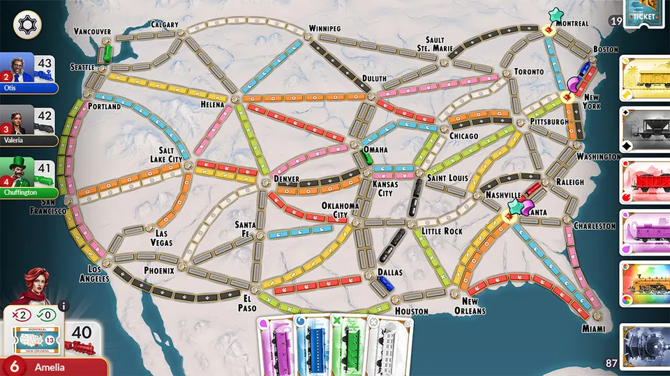 Ticket to Ride 스크린샷